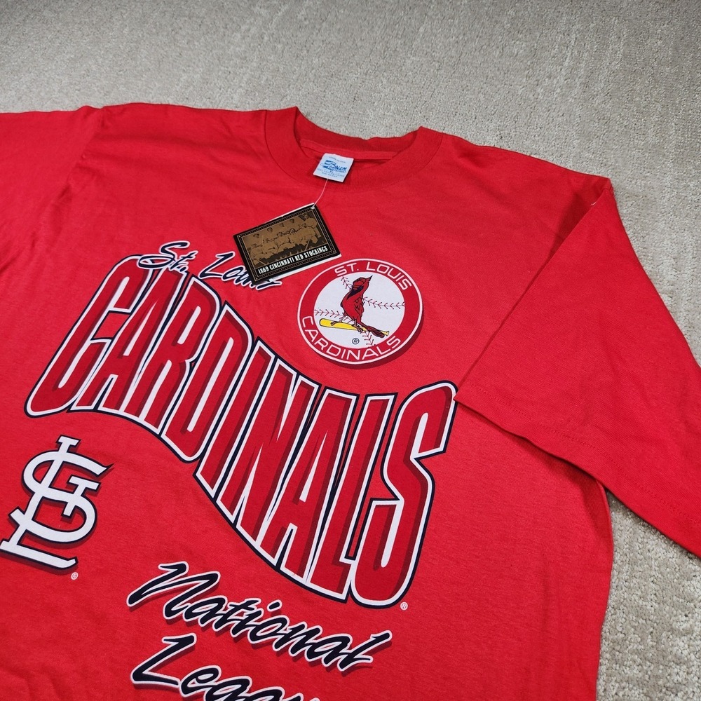 Vintage St Louis Cardinals Shirt Men XL Salem Sports‎ NOS Single Stitch MLB NEW